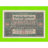 Германия - 10 марок - 1920 - aUNC!!!