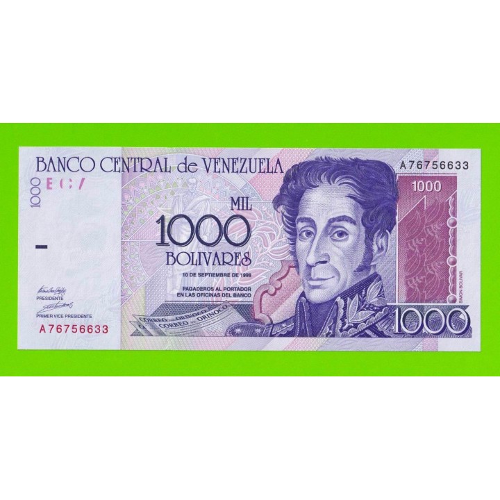 Венесуэла - 1000 боливаров - 1998 - UNC!!!