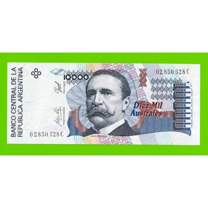 Аргентина - 10000 аустралей - 1989 / 1991 (C) - aUNC!!!