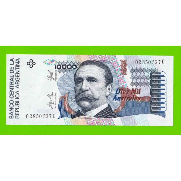 Аргентина - 10000 аустралей - 1989 / 1991 (C) - aUNC!!!