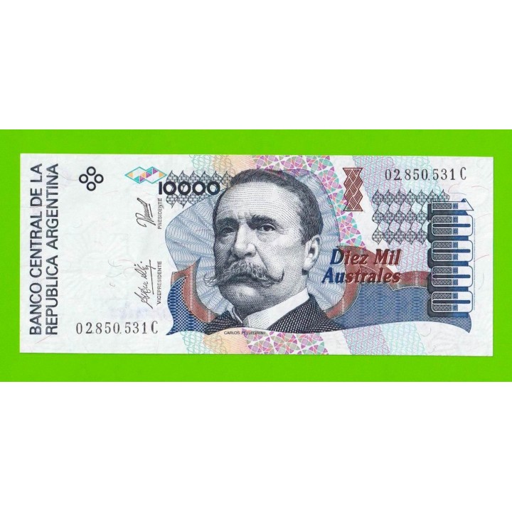 Аргентина - 10000 аустралей - 1989 / 1991 (C) - aUNC!!!