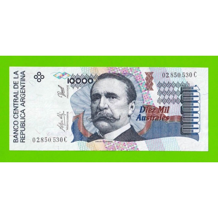 Аргентина - 10000 аустралей - 1989 / 1991 (C) - aUNC!!!