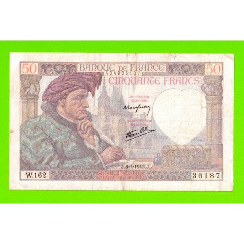 Франция - 50 франков - 1942