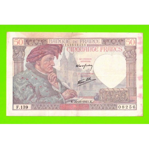 Франция - 50 франков - 1941