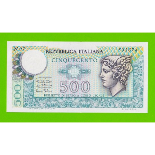 Италия - 500 лир - 1974 - UNC!!!