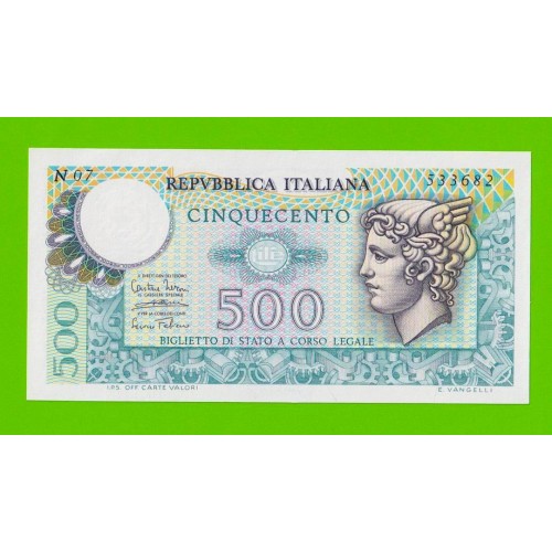 Италия - 500 лир - 1974 - UNC!!!