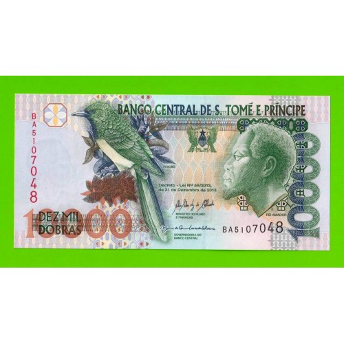 Сан-Томе и Принсипи - 10000 добра - 2013 (BA) - UNC!!!