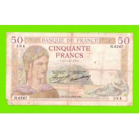 Франция - 50 франков - 1937