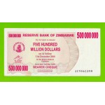 Зимбабве - 500000000 / 500 миллионов долларов - 2008 (AC)