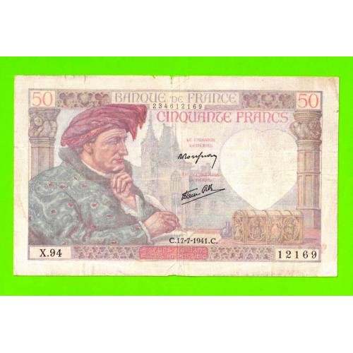 Франция - 50 франков - 1941