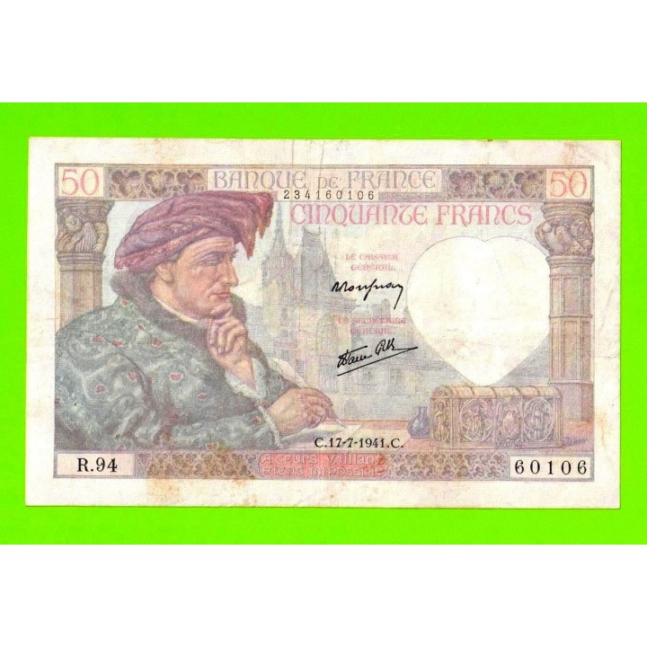 Франция - 50 франков - 1941