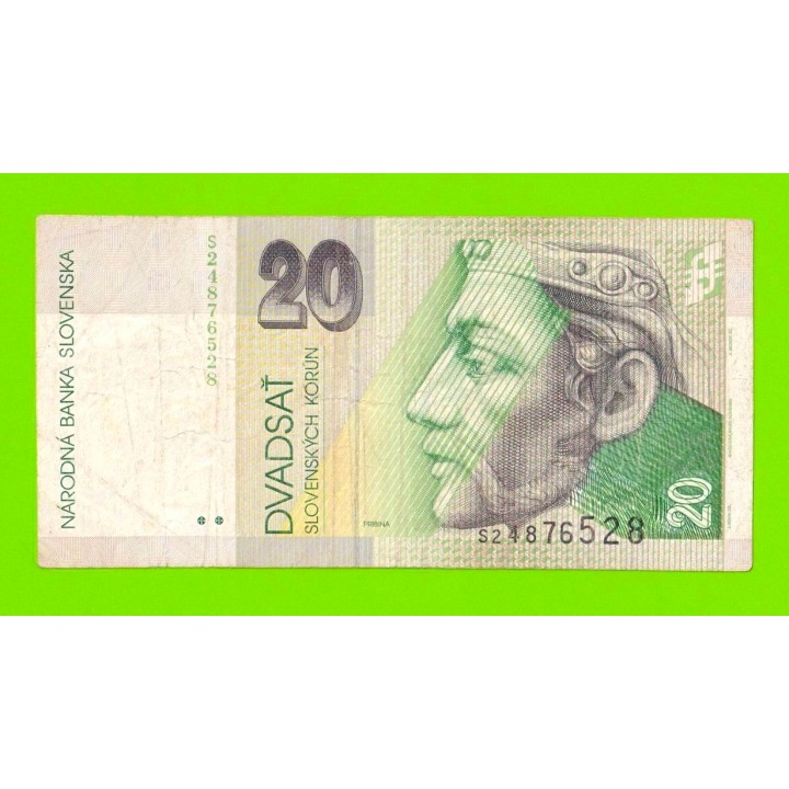 Словакия - 20 крон - 2001