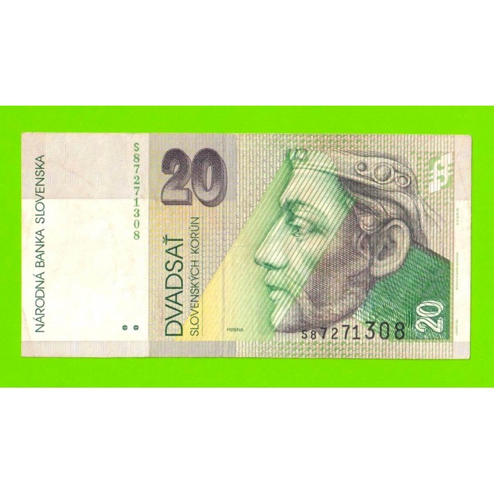 Словакия - 20 крон - 2004