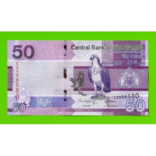Гамбия - 50 даласи - 2023 - UNC!!!