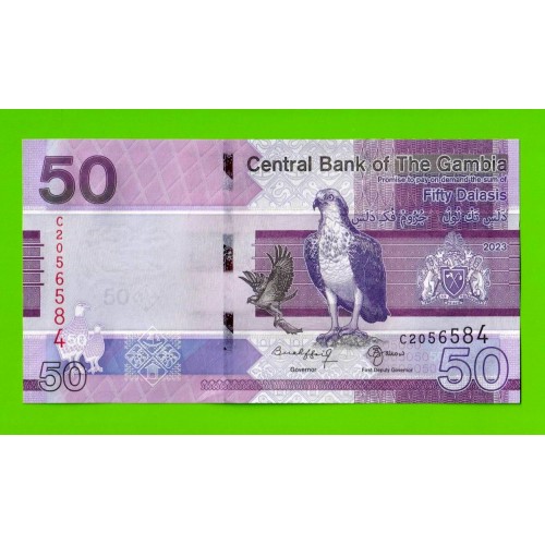 Гамбия - 50 даласи - 2023 - UNC!!!