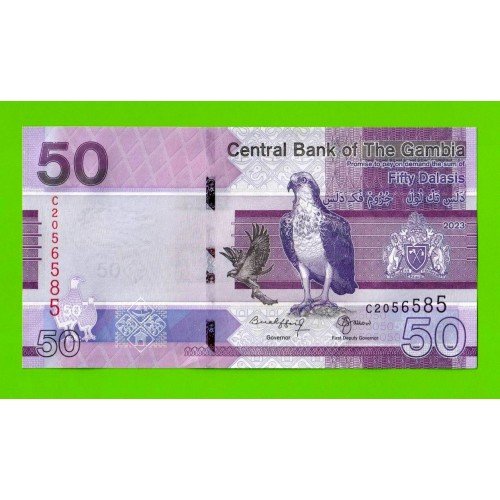Гамбия - 50 даласи - 2023 - UNC!!!