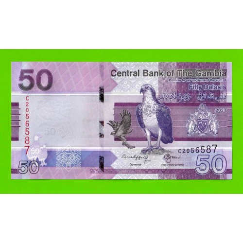 Гамбия - 50 даласи - 2023 - UNC!!!