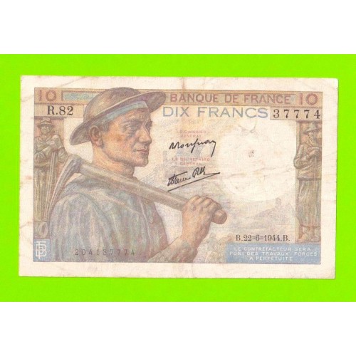 Франция - 10 франков - 1944