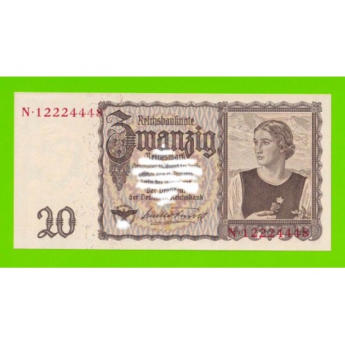 Германия - 20 марок - 1939 - UNC-!!!