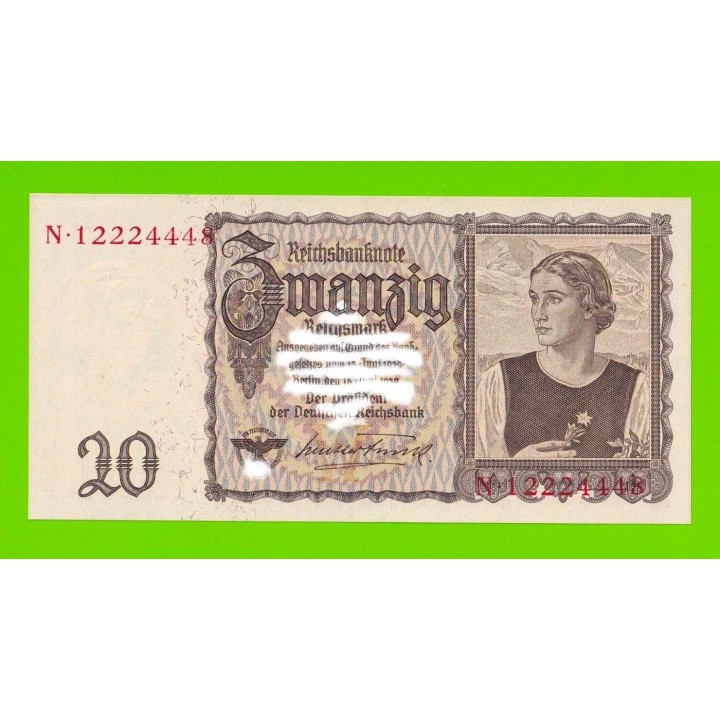 Германия - 20 марок - 1939 - UNC-!!!