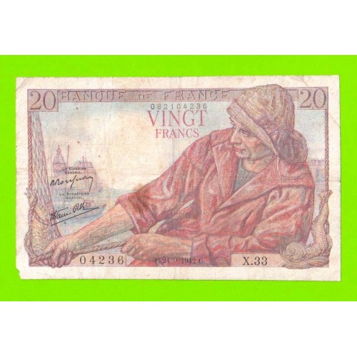 Франция - 20 франков - 1942
