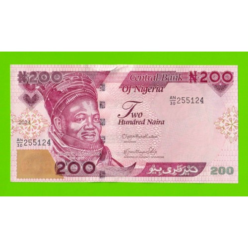 Нигерия - 200 найра - 2024 - UNC!!!