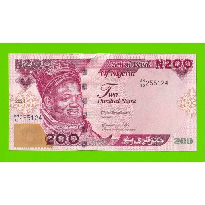 Нигерия - 200 найра - 2024 - UNC!!!