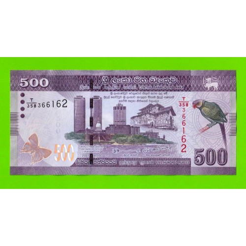 Шри-Ланка - 500 рупий - 2021 - UNC!!!