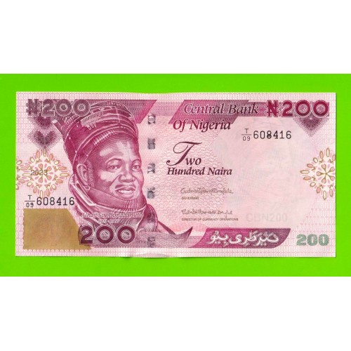 Нигерия - 200 найра - 2023 - UNC!!!