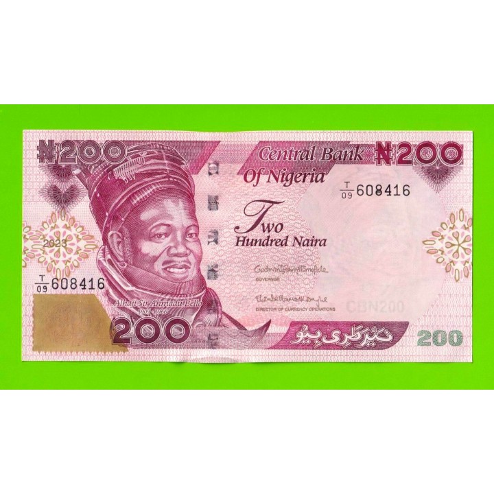 Нигерия - 200 найра - 2023 - UNC!!!