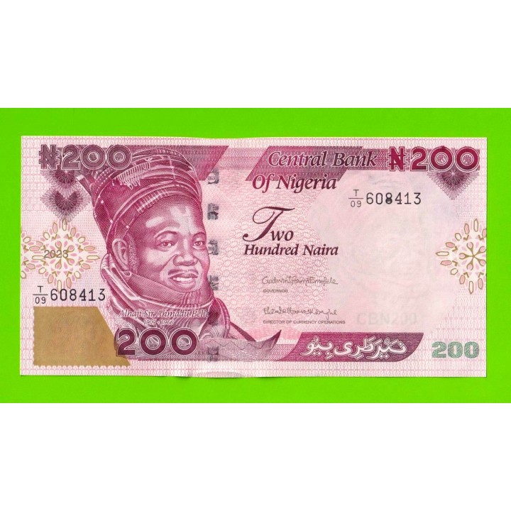Нигерия - 200 найра - 2023 - UNC!!!