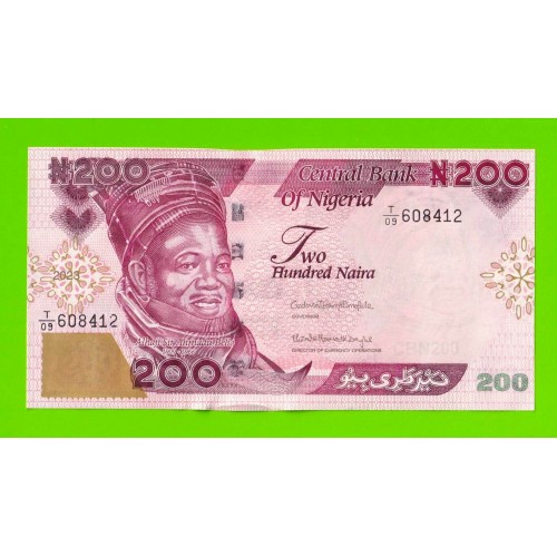 Нигерия - 200 найра - 2023 - UNC!!!