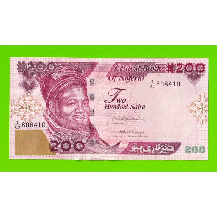 Нигерия - 200 найра - 2023 - UNC!!!