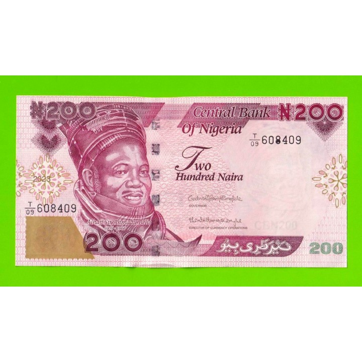 Нигерия - 200 найра - 2023 - UNC!!!