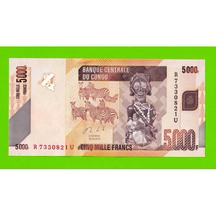 Конго - 5000 франков - 2013 - UNC!!!