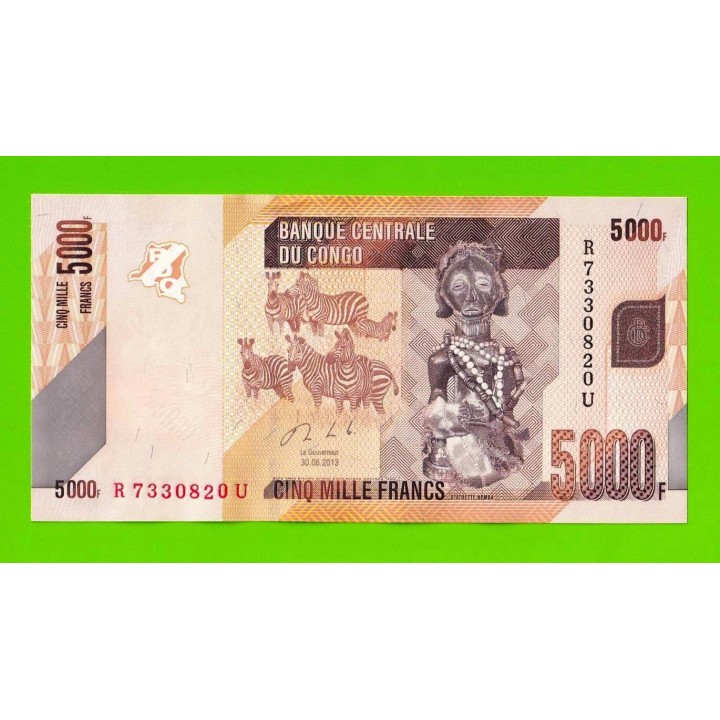 Конго - 5000 франков - 2013 - UNC!!!