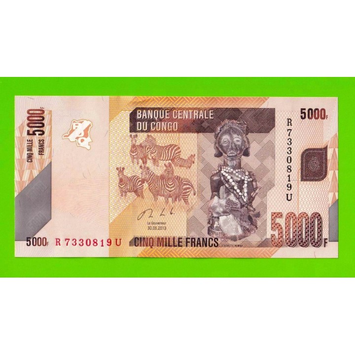 Конго - 5000 франков - 2013 - UNC!!!