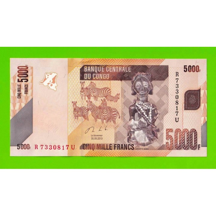 Конго - 5000 франков - 2013 - UNC!!!