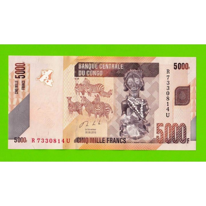 Конго - 5000 франков - 2013 - UNC!!!