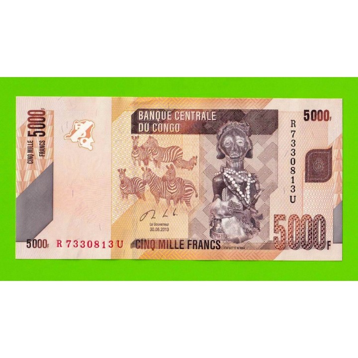 Конго - 5000 франков - 2013 - UNC!!!