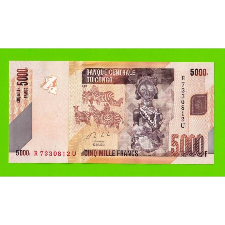 Конго - 5000 франков - 2013 - UNC!!!