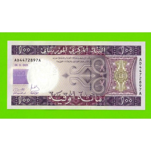 Мавритания - 100 угий - 2015 - UNC!!!