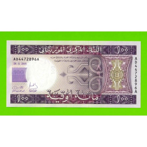 Мавритания - 100 угий - 2015 - UNC!!!