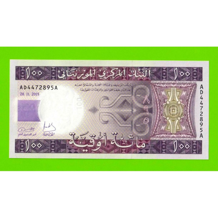 Мавритания - 100 угий - 2015 - UNC!!!