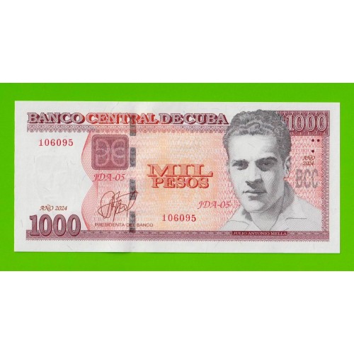 Куба - 1000 песо - 2024 - UNC!!!