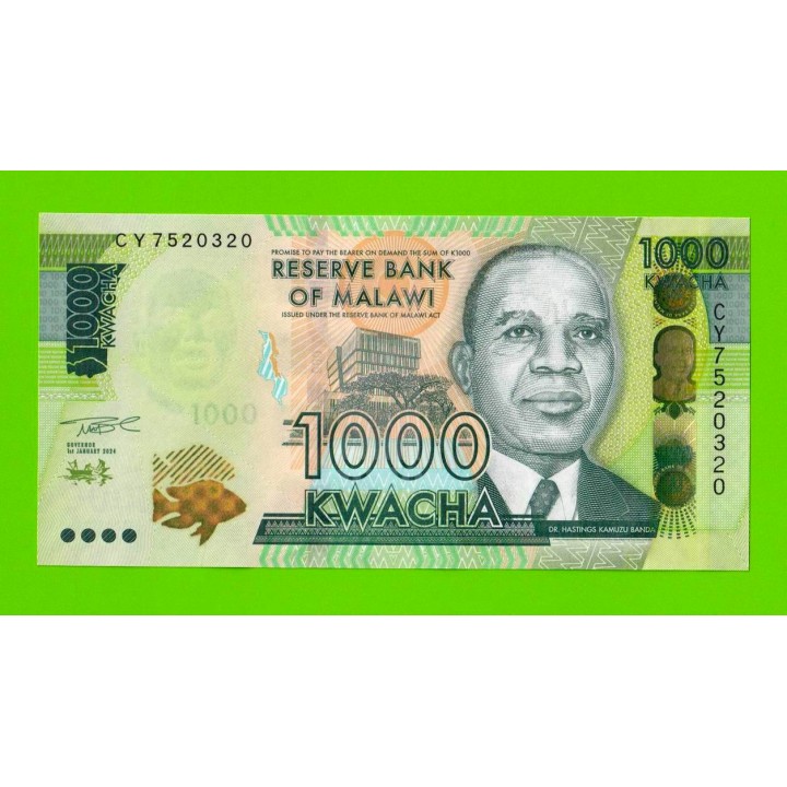 Малави - 1000 квач - 2024 (CY) - UNC!!!