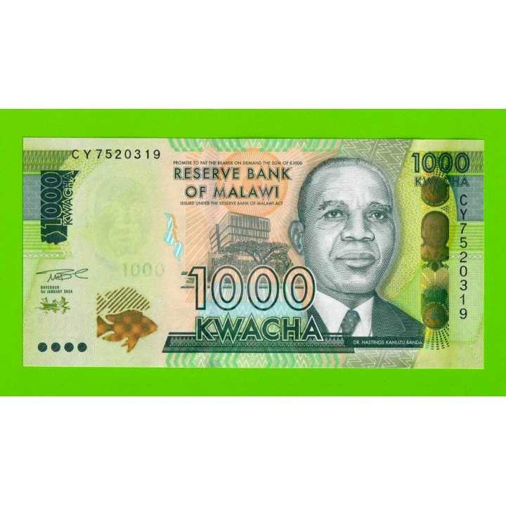 Малави - 1000 квач - 2024 (CY) - UNC!!!