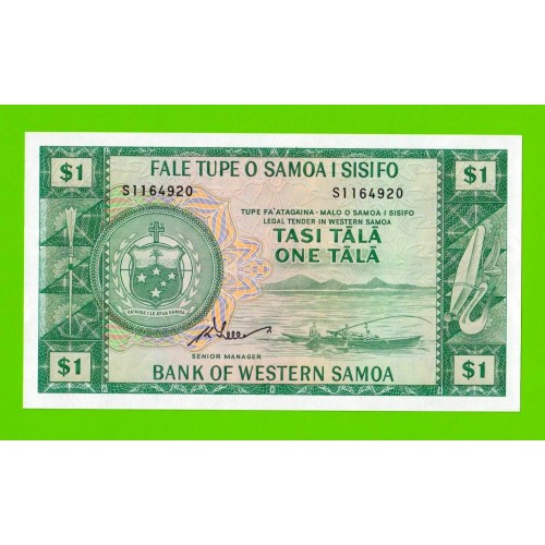Самоа (Западное Самоа) - 1 тала - 1967 (2020) - UNC!!!