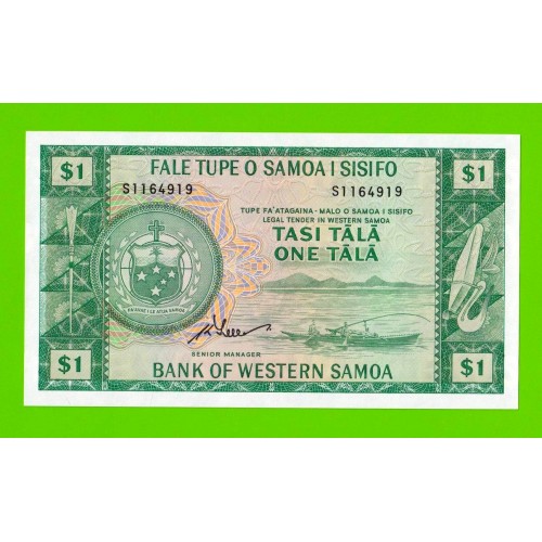 Самоа (Западное Самоа) - 1 тала - 1967 (2020) - UNC!!!