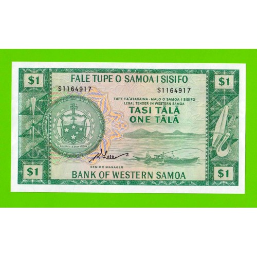 Самоа (Западное Самоа) - 1 тала - 1967 (2020) - UNC!!!